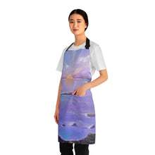 Load image into Gallery viewer, Apron - lightweight, silky finish 100% polyester, two front pockets. Many original artwork designs by Kerry Sandhu Art