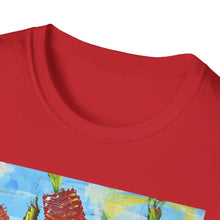 Load image into Gallery viewer, T-Shirt made from very soft materials, no side seams. Feels like bliss to wear! Many designs by Kerry Sandhu Art