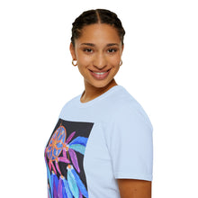 Load image into Gallery viewer, T-Shirt made from very soft materials, no side seams. Feels like bliss to wear! Many designs by Kerry Sandhu Art