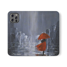 Load image into Gallery viewer, The Lady in Red - PHONE CASE WALLET - by Kerry Sandhu Art