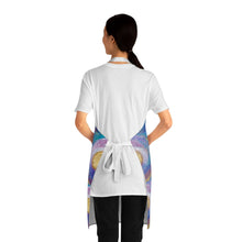 Load image into Gallery viewer, Apron - lightweight, silky finish 100% polyester, two front pockets. Many original artwork designs by Kerry Sandhu Art