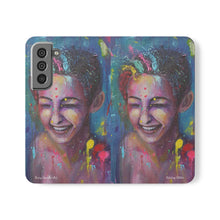 Load image into Gallery viewer, Raining Glitter - PHONE CASE WALLET for Samsung & iPhones - by Kerry Sandhu Art