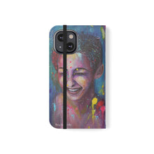 Load image into Gallery viewer, Raining Glitter - PHONE CASE WALLET for Samsung & iPhones - by Kerry Sandhu Art
