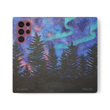 Load image into Gallery viewer, Northern Lights - PHONE CASE WALLET - by Kerry Sandhu Art