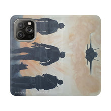 Load image into Gallery viewer, The Dust of Uruzgan (with Jet) - PHONE CASE WALLET - by Kerry Sandhu Art