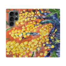 Load image into Gallery viewer, Rustic Wattle - PHONE CASE WALLET for Samsung & iPhones - by Kerry Sandhu Art