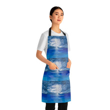 Load image into Gallery viewer, Apron - lightweight, silky finish 100% polyester, two front pockets. Many original artwork designs by Kerry Sandhu Art