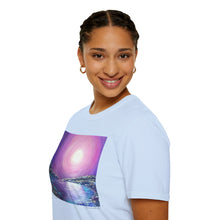 Load image into Gallery viewer, T-Shirt made from very soft materials, no side seams. Feels like bliss to wear! Many designs by Kerry Sandhu Art