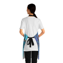 Load image into Gallery viewer, Apron - lightweight, silky finish 100% polyester, two front pockets. Many original artwork designs by Kerry Sandhu Art