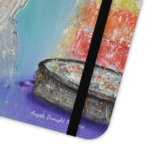 Load image into Gallery viewer, Angels Brought Me Here - PHONE CASE WALLET - by Kerry Sandhu Art