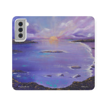 Load image into Gallery viewer, Setting Sun - PHONE CASE WALLET for Samsung & iPhones - by Kerry Sandhu Art