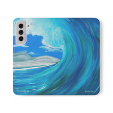 Load image into Gallery viewer, Ride the Wave - PHONE CASE WALLET - by Kerry Sandhu Art