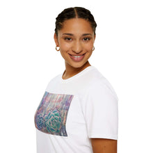 Load image into Gallery viewer, T-Shirt made from very soft materials, no side seams. Feels like bliss to wear! Many designs by Kerry Sandhu Art