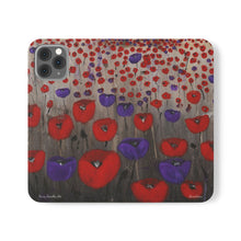 Load image into Gallery viewer, Benedictus (Poppies Only) - PHONE CASE WALLET - by Kerry Sandhu Art