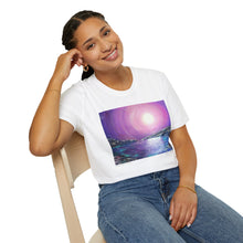 Load image into Gallery viewer, T-Shirt made from very soft materials, no side seams. Feels like bliss to wear! Many designs by Kerry Sandhu Art