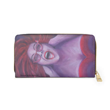 Load image into Gallery viewer, Pockets for cash, c/cards, coins, & more. Stylish faux leather, lots of original artworks by Kerry Sandhu Art to choose from