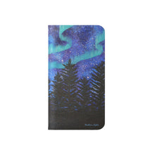 Load image into Gallery viewer, Northern Lights - PHONE CASE WALLET - by Kerry Sandhu Art