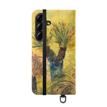 Load image into Gallery viewer, Rustic Grass Tree - PHONE CASE WALLET - by Kerry Sandhu Art