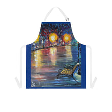 Load image into Gallery viewer, Apron - lightweight, silky finish 100% polyester, two front pockets. Many original artwork designs by Kerry Sandhu Art