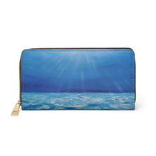 Load image into Gallery viewer, Pockets for cash, c/cards, coins, & more. Stylish faux leather, lots of original artworks by Kerry Sandhu Art to choose from