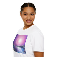 Load image into Gallery viewer, T-Shirt made from very soft materials, no side seams. Feels like bliss to wear! Many designs by Kerry Sandhu Art