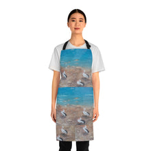 Load image into Gallery viewer, Apron - lightweight, silky finish 100% polyester, two front pockets. Many original artwork designs by Kerry Sandhu Art