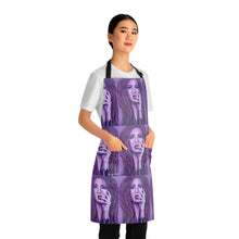 Load image into Gallery viewer, Apron - lightweight, silky finish 100% polyester, two front pockets. Many original artwork designs by Kerry Sandhu Art