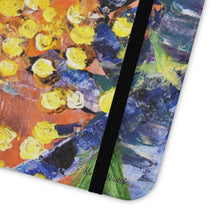 Load image into Gallery viewer, Rustic Wattle - PHONE CASE WALLET for Samsung & iPhones - by Kerry Sandhu Art