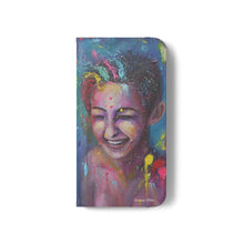 Load image into Gallery viewer, Raining Glitter - PHONE CASE WALLET for Samsung & iPhones - by Kerry Sandhu Art