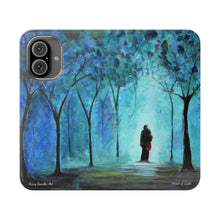 Load image into Gallery viewer, Forest of Light - PHONE CASE WALLET - by Kerry Sandhu Art