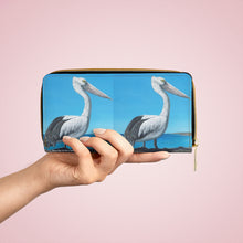 Load image into Gallery viewer, Pockets for cash, c/cards, coins, & more. Stylish faux leather, lots of original artworks by Kerry Sandhu Art to choose from