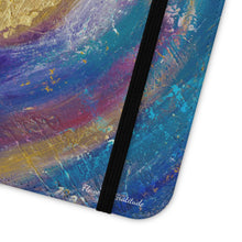 Load image into Gallery viewer, Flower of Gratitude - PHONE CASE WALLET - by Kerry Sandhu Art