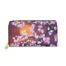 Load image into Gallery viewer, Pockets for cash, c/cards, coins, & more. Stylish faux leather, lots of original artworks by Kerry Sandhu Art to choose from