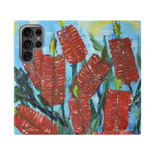 Load image into Gallery viewer, Rustic Bottle Brush - PHONE CASE WALLET - by Kerry Sandhu Art