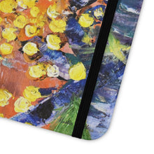 Load image into Gallery viewer, Rustic Wattle - PHONE CASE WALLET for Samsung & iPhones - by Kerry Sandhu Art