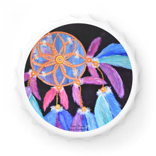 Load image into Gallery viewer, Plastic exterior w/ metallic bottom, magnetic back, 2 different opening mechanisms, matte finish. Art by Kerry Sandhu Art