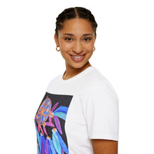 Load image into Gallery viewer, T-Shirt made from very soft materials, no side seams. Feels like bliss to wear! Many designs by Kerry Sandhu Art