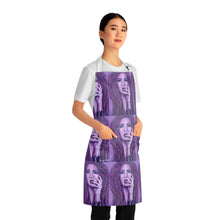 Load image into Gallery viewer, Apron - lightweight, silky finish 100% polyester, two front pockets. Many original artwork designs by Kerry Sandhu Art