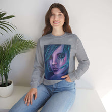Load image into Gallery viewer, Sweatshirt 50/50 Cotton/Polyester, Medium-heavy fabric, Loose fit, true to size, Original art designs by Kerry Sandhu Art