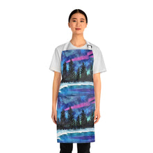 Load image into Gallery viewer, Apron - lightweight, silky finish 100% polyester, two front pockets. Many original artwork designs by Kerry Sandhu Art