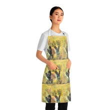 Load image into Gallery viewer, Apron - lightweight, silky finish 100% polyester, two front pockets. Many original artwork designs by Kerry Sandhu Art