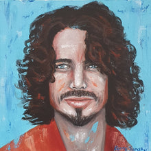 Load image into Gallery viewer, Black Hole Sun : A Tribute to Chris Cornell. Male musicians who have impacted my life in different ways by Kerry Sandhu Art
