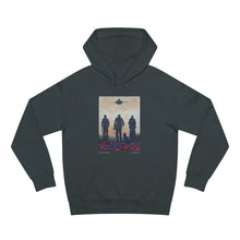 Load image into Gallery viewer, Hoodie 80/20 cotton/polyester anti-pill fleece, has a kangaroo pocket, sleeve cuff ribbing & is preshrunk by Kerry Sandhu Art