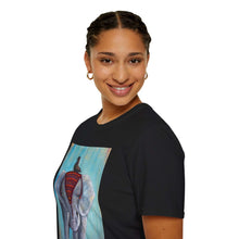 Load image into Gallery viewer, T-Shirt made from very soft materials, no side seams. Feels like bliss to wear! Many designs by Kerry Sandhu Art