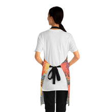 Load image into Gallery viewer, Apron - lightweight, silky finish 100% polyester, two front pockets. Many original artwork designs by Kerry Sandhu Art