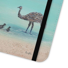 Load image into Gallery viewer, Surfin' Bird - PHONE CASE WALLET for Samsung & iPhones - by Kerry Sandhu Art