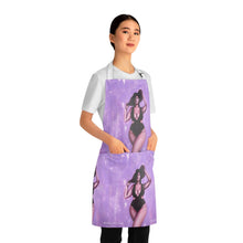 Load image into Gallery viewer, Apron - lightweight, silky finish 100% polyester, two front pockets. Many original artwork designs by Kerry Sandhu Art