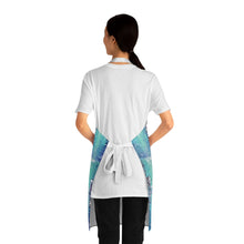 Load image into Gallery viewer, Apron - lightweight, silky finish 100% polyester, two front pockets. Many original artwork designs by Kerry Sandhu Art