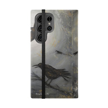 Load image into Gallery viewer, Come Join the Murder - PHONE CASE WALLET - by Kerry Sandhu Art