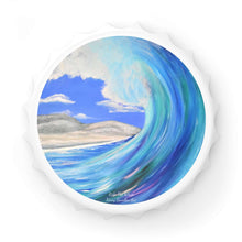 Load image into Gallery viewer, Plastic exterior w/ metallic bottom, magnetic back, 2 different opening mechanisms, matte finish. Art by Kerry Sandhu Art
